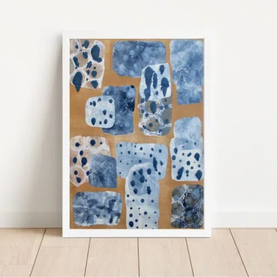 Artxtiles New Spots Small Framed Print In Multi