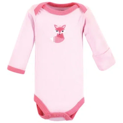 Luvable Friends Preemie Long Sleeve Bodysuits 3pk Foxy In Multi