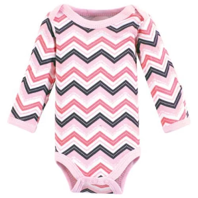 Luvable Friends Preemie Long Sleeve Bodysuits 3pk Foxy In Multi