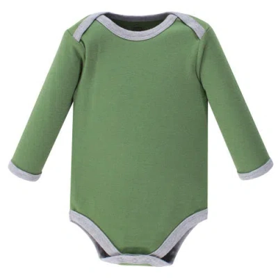 Luvable Friends Cotton Long-sleeve Bodysuits In Multi