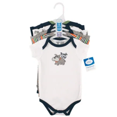 Luvable Friends Essential 5-piece Bodysuit Set In Multi