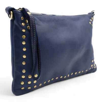 Bolsa Nova Boho Clutch In Blue