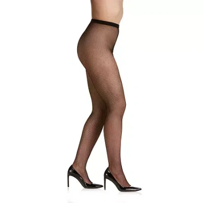 Berkshire Hosiery Womens Fishnet Tights In Black