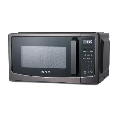 Commercial Chef 1.1 Cu Ft Counter Microwave In Silver