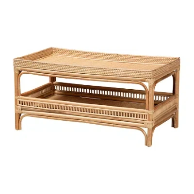Asstd National Brand Lombok Rattan Coffee Table In White