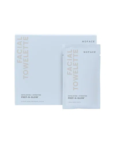 Nuface Prep-n-glow Facial Towelette (20 Pack) In Blue