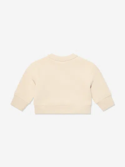 Burberry Baby Boys Flag Logo Sweatshirt In Neutral