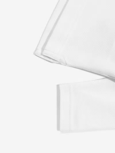 Burberry Baby Boys Mini Johane Long Sleeve Polo Shirt In White
