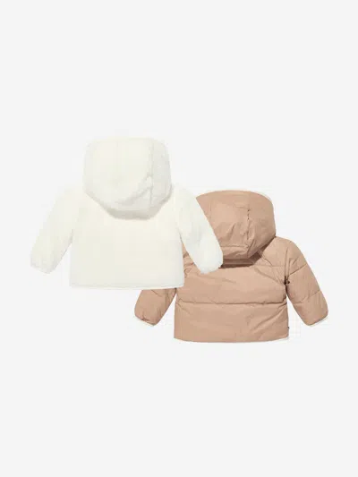 Tommy Hilfiger Baby Reversible Teddy Jacket In White