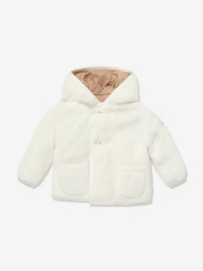 Tommy Hilfiger Baby Reversible Teddy Jacket In White