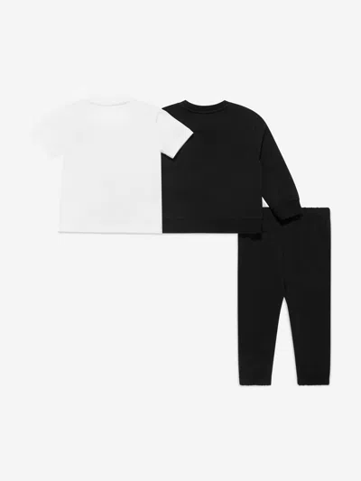 Calvin Klein Baby Monogram Tracksuit Gift Set In Multi