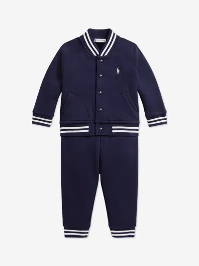 Ralph Lauren Baby Boys Logo Tracksuit In Blue