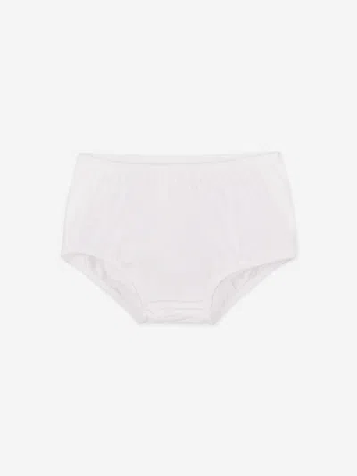 Ralph Lauren Baby Girls Polo Bear Sweater Dress In White