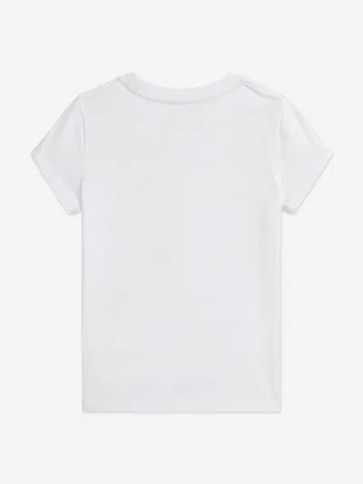 Ralph Lauren Girls Polo Bear T-shirt In White