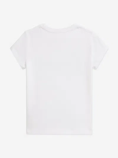 Ralph Lauren Girls Polo Bear T-shirt In White