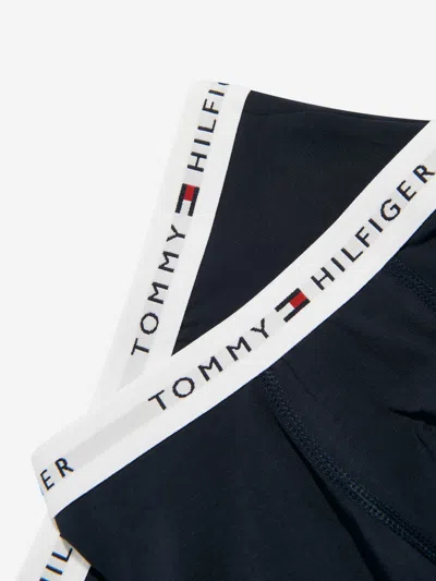 Tommy Hilfiger Boys 2 Pack Boxer Shorts Set In Blue