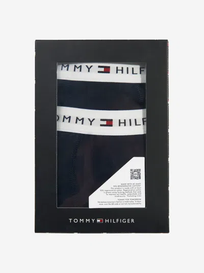 Tommy Hilfiger Boys 2 Pack Boxer Shorts Set In Blue