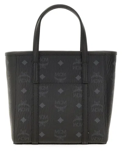 Mcm Toni Mini Shopper Bag In Black