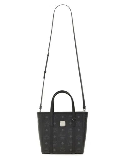 Mcm Toni Mini Shopper Bag In Black