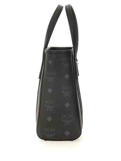Mcm Toni Mini Shopper Bag In Black
