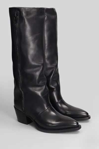 Metisse Texan Boots In Black