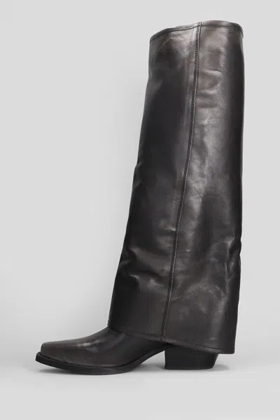 Metisse Texan Boots In Black