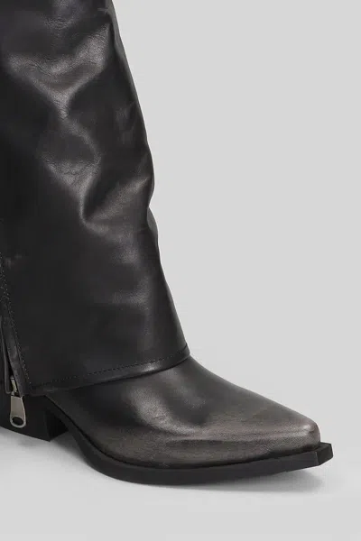 Metisse Texan Boots In Black