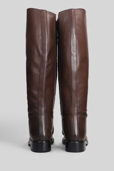 Metisse Side-zip Knee-boots In Brown