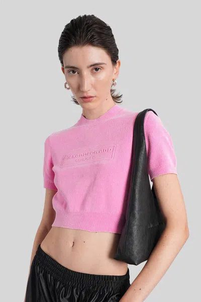 Alexander Wang T-shirt In Pink