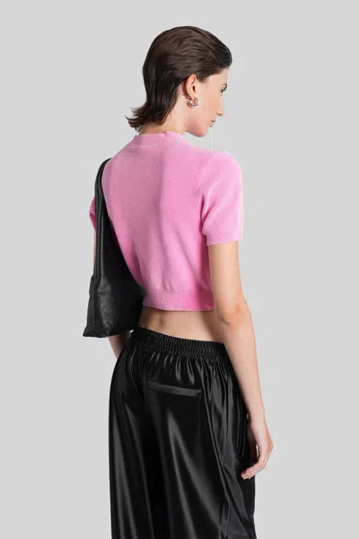 Alexander Wang T-shirt In Pink