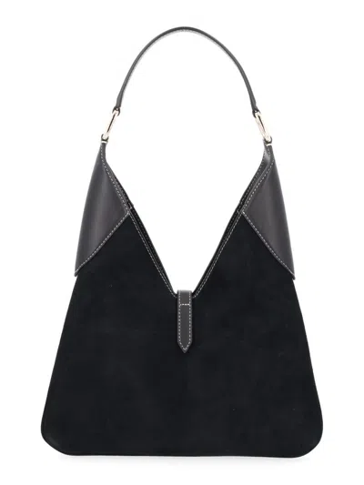 Michael Kors Medium Cornelia Hobo Shoulder Bag In Black