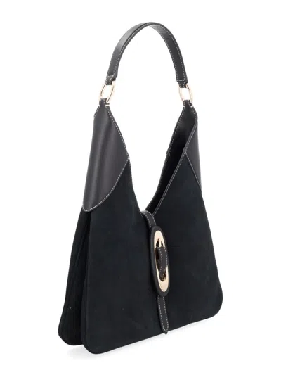 Michael Kors Medium Cornelia Hobo Shoulder Bag In Black
