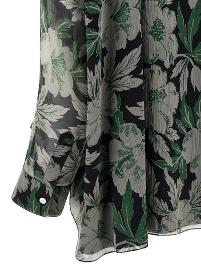 Loewe Printed Silk Shirt In Multi