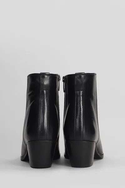 Evaluna 50mm Pointed-toe Zip-fastening Boots In Black