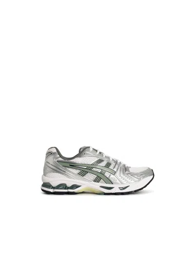 Asics 'gel-kayano 14' White Tech Fabric Blend Sneakers In Multi