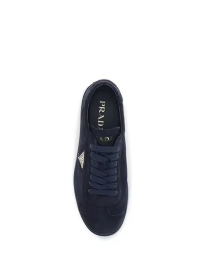 Prada Lace Up Shoes In Black