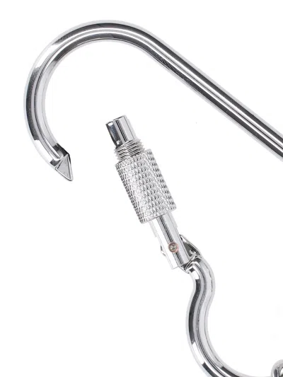 Vivienne Westwood Orbit Keyring In Metallic