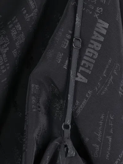 Mm6 Maison Margiela Logo Mini Dress In Gray