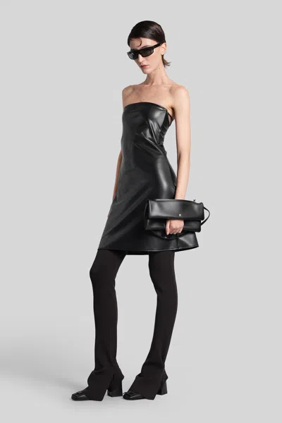 Courrèges Pants In Brown Wool In Brown