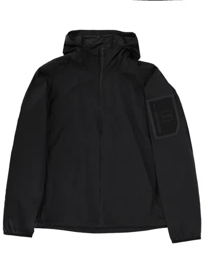 Hugo Boss Hooded Jacket J Airnix Long Sleeves In Black