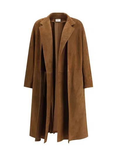 The Row Serenis Coat In Brown