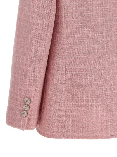 Versace Blazer Check Blazers Pink In Pink