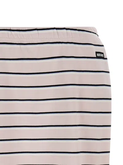 Rotate Birger Christensen Jersey Midi Skirt In Multi