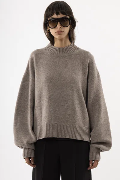 Arakii Knitted Sweater In Gray
