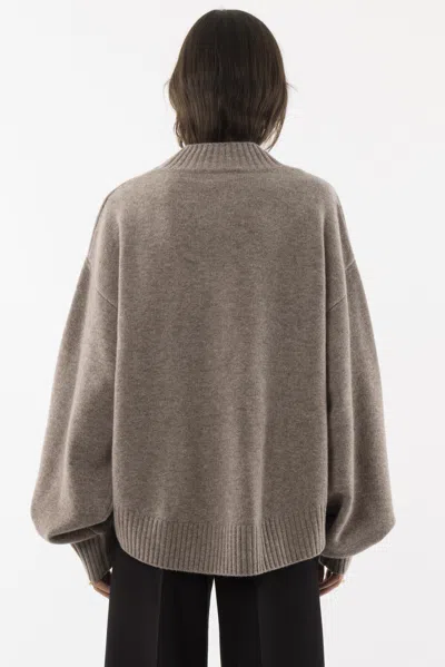 Arakii Knitted Sweater In Gray