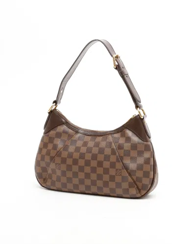 Pre-owned Louis Vuitton Damier Thames Pm Bag In Brown