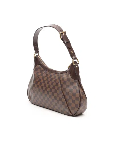 Pre-owned Louis Vuitton Damier Thames Gm Bag In Brown