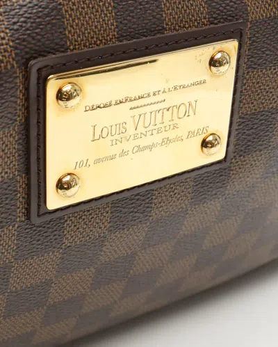 Pre-owned Louis Vuitton Damier Thames Gm Bag In Brown