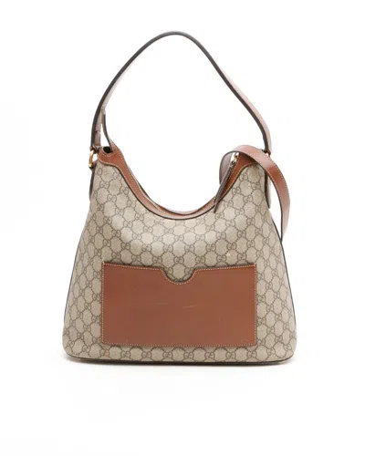 Gucci Gg Supreme Linea A Hobo Bag In Multi