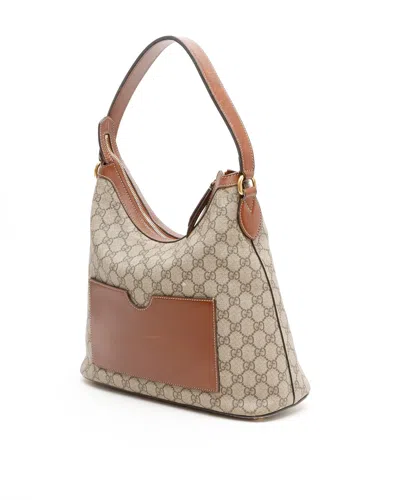 Gucci Gg Supreme Linea A Hobo Bag In Multi